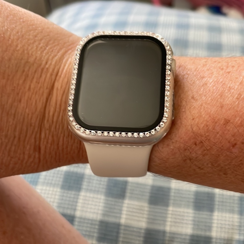 Bling Apple Watch bumper case for 41mm (clear)